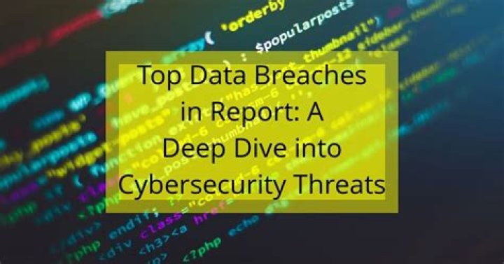 A Deep Dive Into Cybersecurity Threats