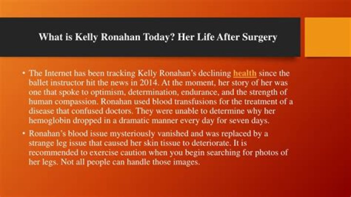 The Mysterious Illness of Kelly Ronahan