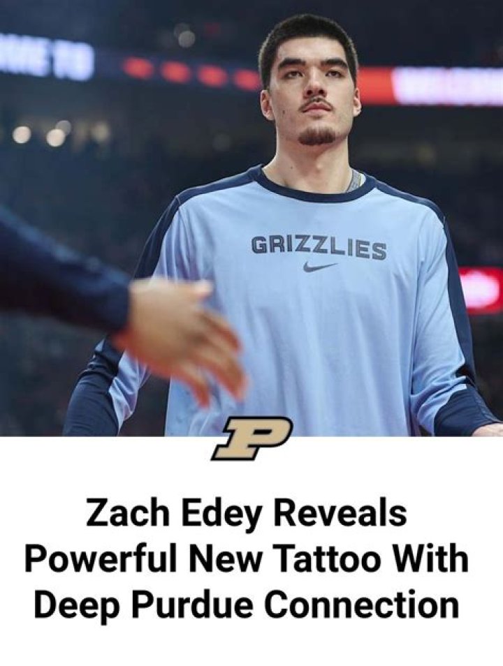 Unlocking The Meaning Behind Zach Edey's Tattoo: Discoveries For The Curious