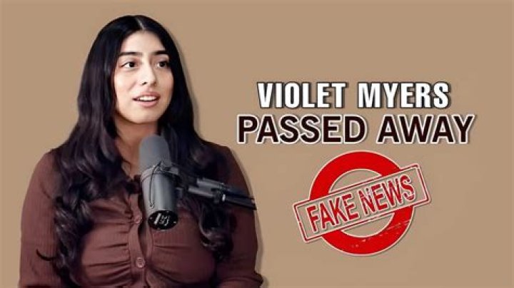 Violet Myers passed away fake news: Did Violet Myers Really Pass Away?